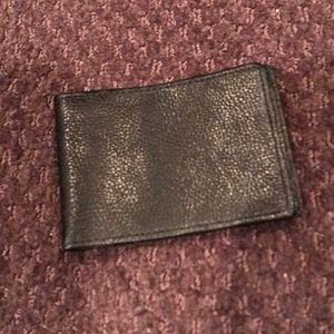EUC Small Perry Ellis leather wallet card holder
